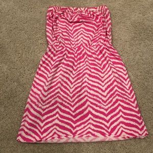 Lilly Pulitzer strapless short dress